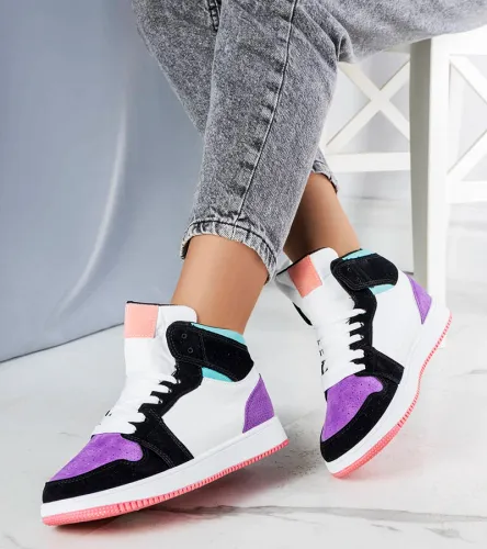 Fioletowe sneakersy za kostkę Kari 36 na Arena.pl