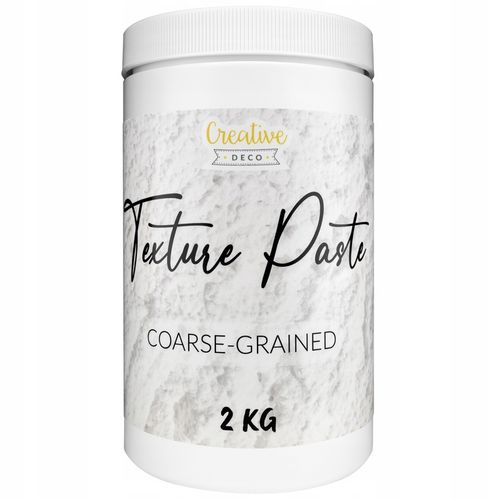 Pasta strukturalna gruboziarnista biała do struktur i efektów 3D 2kg na Arena.pl