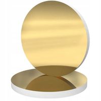 PODKŁAD POD TORT ANGIELSKI STYRODUR ZŁOTY wys. 20mm - 34 cm