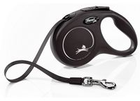 Flexi New Classic Smycz Taśma S 5M Czarna [Fl-3228]