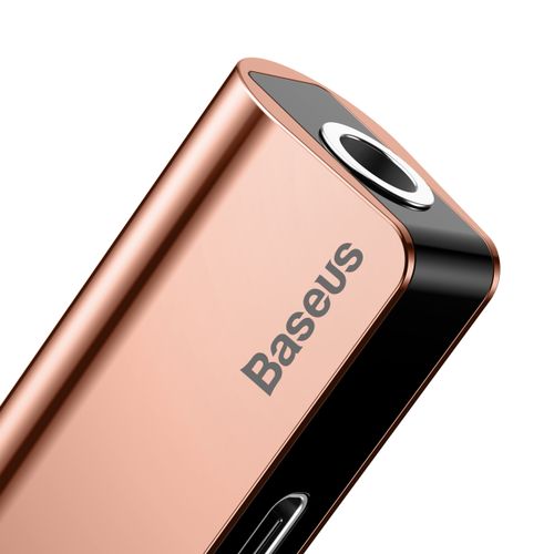 Baseus przejściówka adapter USB Type-C mini jack złoty na Arena.pl