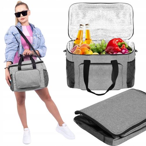 TORBA TERMICZNA ŚNIADANIOWA IZOLACYJNA NA JEDZENIE PIKNIK PLAŻĘ LUNCH BOX na Arena.pl