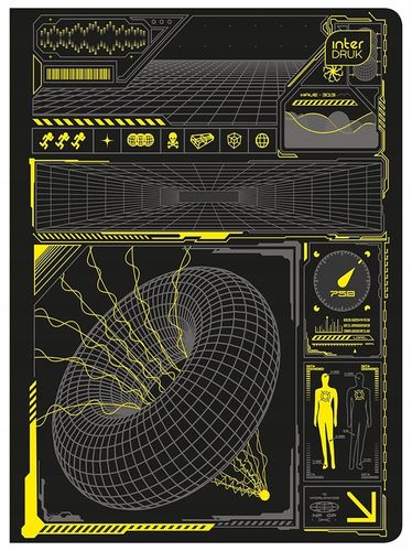 Zeszyt A5 60k # Interdruk mix wzorów 10szt 492 na Arena.pl
