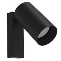 Czarny reflektorek ścienny Mono 7840 metalowy kinkiet biurowy