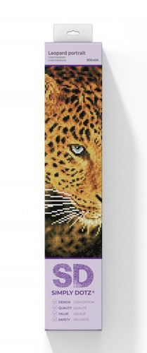 diamond dots adults leopard portrait 5735 na Arena.pl