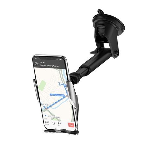 HOCO S14 CAR MOUNT WIRELESS CHARGER SILVER na Arena.pl
