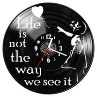 Zegar ścienny z płyty winylowej 376.14