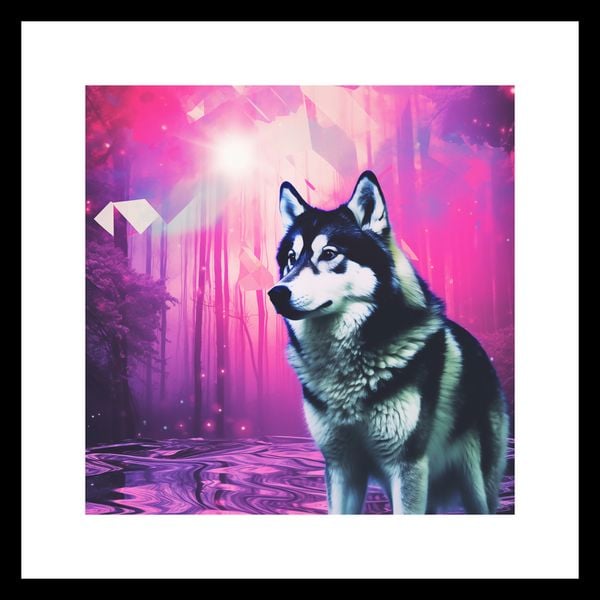 Plakat 20x20cm Wilczy Duch zdjęcie 3