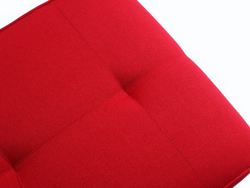 Pufa MODES - czerwony, podnóżek, stolik kawowy materiałowy zdjęcie 8