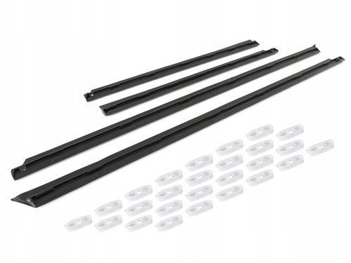 Listwy Drzwi Boczne Dolne i Spinki Zestaw Komplet do Audi A4 B5 95- na Arena.pl