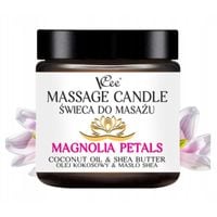 ŚWIECA DO MASAŻU NATURALNA Z MASŁEM SHEA MAGNOLIA PETALS VCEE 80G