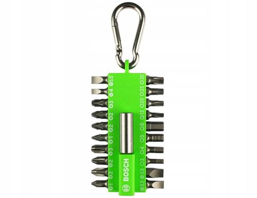 ZESTAW 21 sztuk BITÓW i KOŃCÓWEK BOSCH w uchwycie na Arena.pl