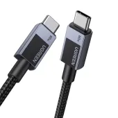 kabel usb-c do usb-c ugreen l524, 60w, pd, 0.5m (szary)