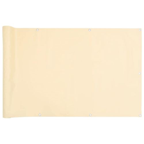 Osłona balkonowa, kremowa, 400x90 cm, PVC na Arena.pl