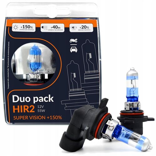 ŻARÓWKI SENSO SUPER VISION 2x HIR2 DUO +150% na Arena.pl