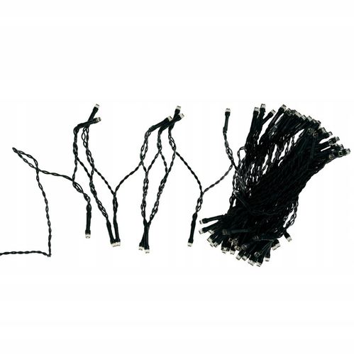 LAMPKI CHOINKOWE SOLARNE 100 LED 10m GIRLANDA CIEPŁE BIAŁE 8 FUNKCJI na Arena.pl