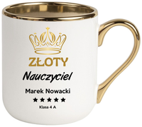 Kubek PREMIUM prezent dla NAUCZYCIELA WYCHOWAWCY PEDAGOGA z imieniem