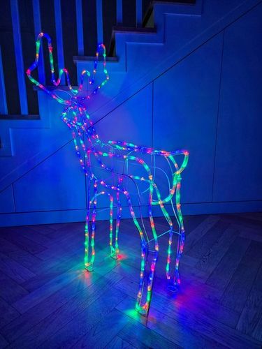 Renifer LED Świąteczny Świecący Figurka Na Zewnątrz XL Duży 85 Kolorowy na Arena.pl