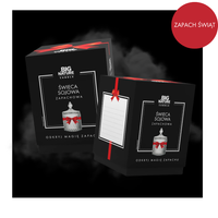 Świeca sojowa ZAPACH ŚWIĄT 240g PREZENTOWA - BIG NATURE CANDLE