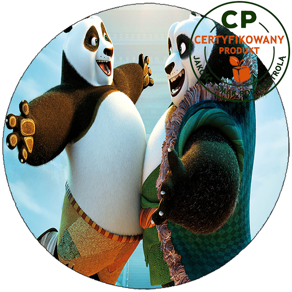 Opłatek na tort Kung fu Panda zdjęcie 1