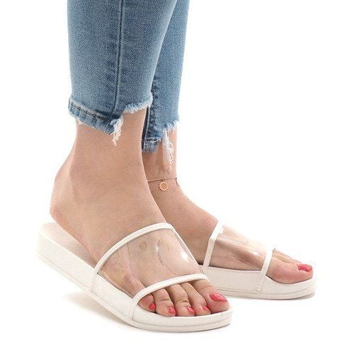 Białe klapki transparentne 815 r.38 na Arena.pl