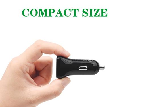 ŁADOWARKA SAMOCHODOWA CHOETECH 2XUSB + KABEL USB-C na Arena.pl