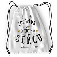 Plecak Sportowy Szkolny Logopedy Worek Torba Z Nadrukiem Ze Zdjęciem