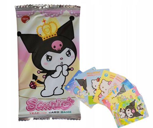 KARTY KUROMI 288 KART MEGA BOX ZESTAW KART SANRIO 36 SASZETEK na Arena.pl