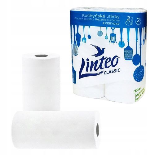 Ręcznik papierowy celuloza Linteo biały 12x2 szt na Arena.pl