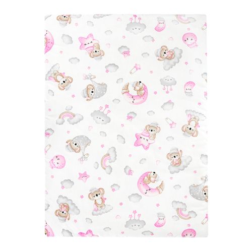 KOKON DLA NIEMOWLĄT BAWEŁNIANY ZESTAW 4 ELEMNTY ŚPIĄCY MIŚ na Arena.pl