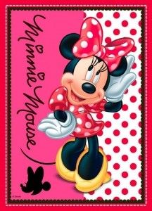 PUZZLE 4 W 1 PIĘKNA MYSZKA MINNIE na Arena.pl