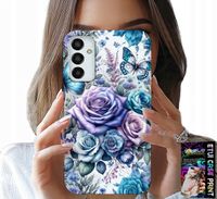 ETUI DO SAMSUNG GALAXY M13 4G - KWIECISTE WZORY RÓŻEKWIATKI CASE + SZKŁO