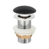 CERAMICZNY KOREK KLIK KLAK BEZ PRZELEWU MOSIĄDZ GRZYB CZARNY CERAMIKA