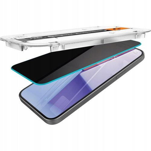 Szkło hartowane do iPhone 15 Pro Max, Spigen Glas.tR Privacy, prywatyzujące na Arena.pl