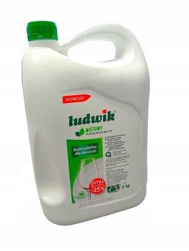 LUDWIK Płyn do mycia naczyń miętowy 5 kg na Arena.pl