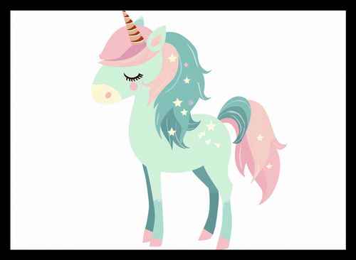 Plakat 35x25cm Jednorożec Marzeń na Arena.pl