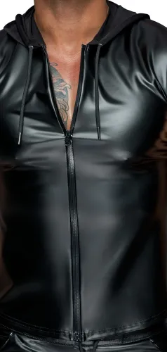 noir powerwetlook męski bezrękawnik z kapturem czarny 2xl na Arena.pl