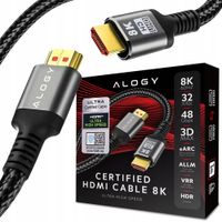 Kabel Alogy CERTIFIED HDMI CABLE 8K HDMI - HDMI 3 m