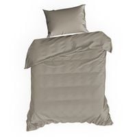 Pościel z satyny bawełnianej NOVA 140X200 70X80X1 kawa