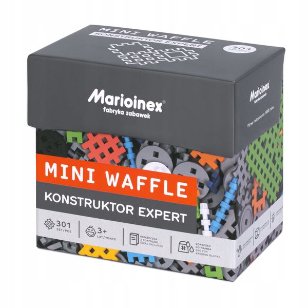 MINI WAFFLE KONSTRUKTOR EXPERT 301EL 3+ MARIOINEX zdjęcie 3