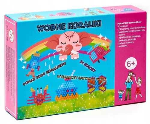 Koraliki Wodne Duży Zestaw do Tworzenia Bransoletek Biżuterii z Akcesoriami na Arena.pl