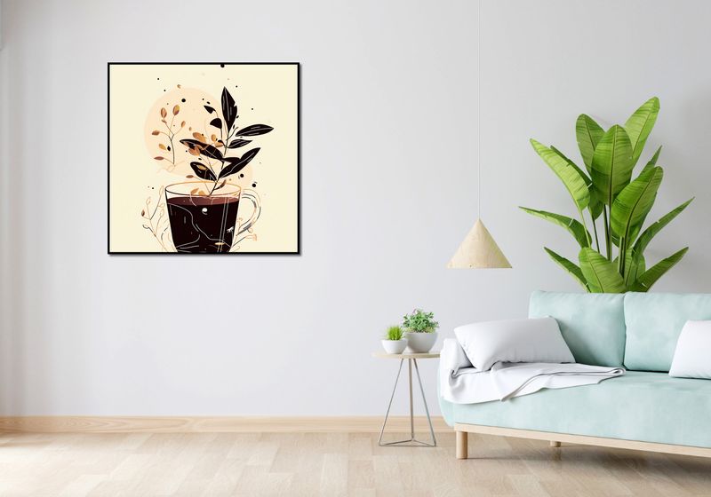 Plakat 90x90cm Jesienna Donica zdjęcie 4