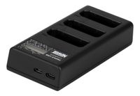 Ładowarka trzykanałowa Newell CD-USB-C do akumulatorów EN-EL14 do Nikon