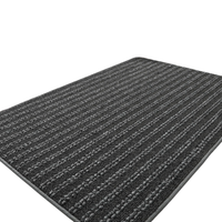 Wycieraczka pod drzwi mata wejściowa antypoślizgowa antracyt 60x90 cm
