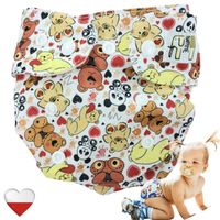 Pieluszka Wielorazowa KIESZONKA BAMBUS MISIE Pieluszki NappiMe