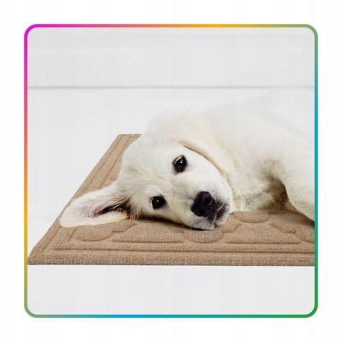 Wycieraczka Pod Drzwi Tekstylna 60x90 Beżowa 3D Duża Wejściowa na Arena.pl