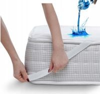 OCHRANIACZ NA MATERAC WODOODPORNY 140x200 PODKŁAD POKROWIEC NIEPRZEMAKALNY