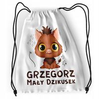 Plecak Sportowy Szkolny Dla Grzegorza Syna Dziecka Z Nadrukiem Ze Zdjęciem