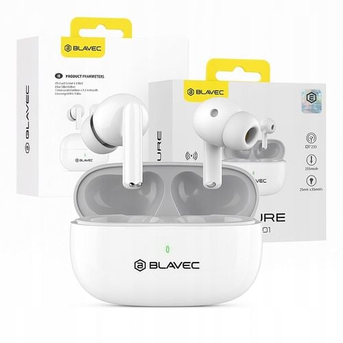Bezprzewodowe słuchawki BW-01 białe Bluetooth do Huawei E5575 na Arena.pl