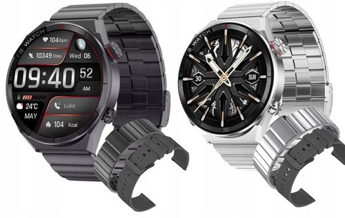 SMARTWATCH ZEGAREK MĘSKI ROZMOWY POLSKIE MENU PULS CIŚNIENIE POWIADOMIENIA na Arena.pl